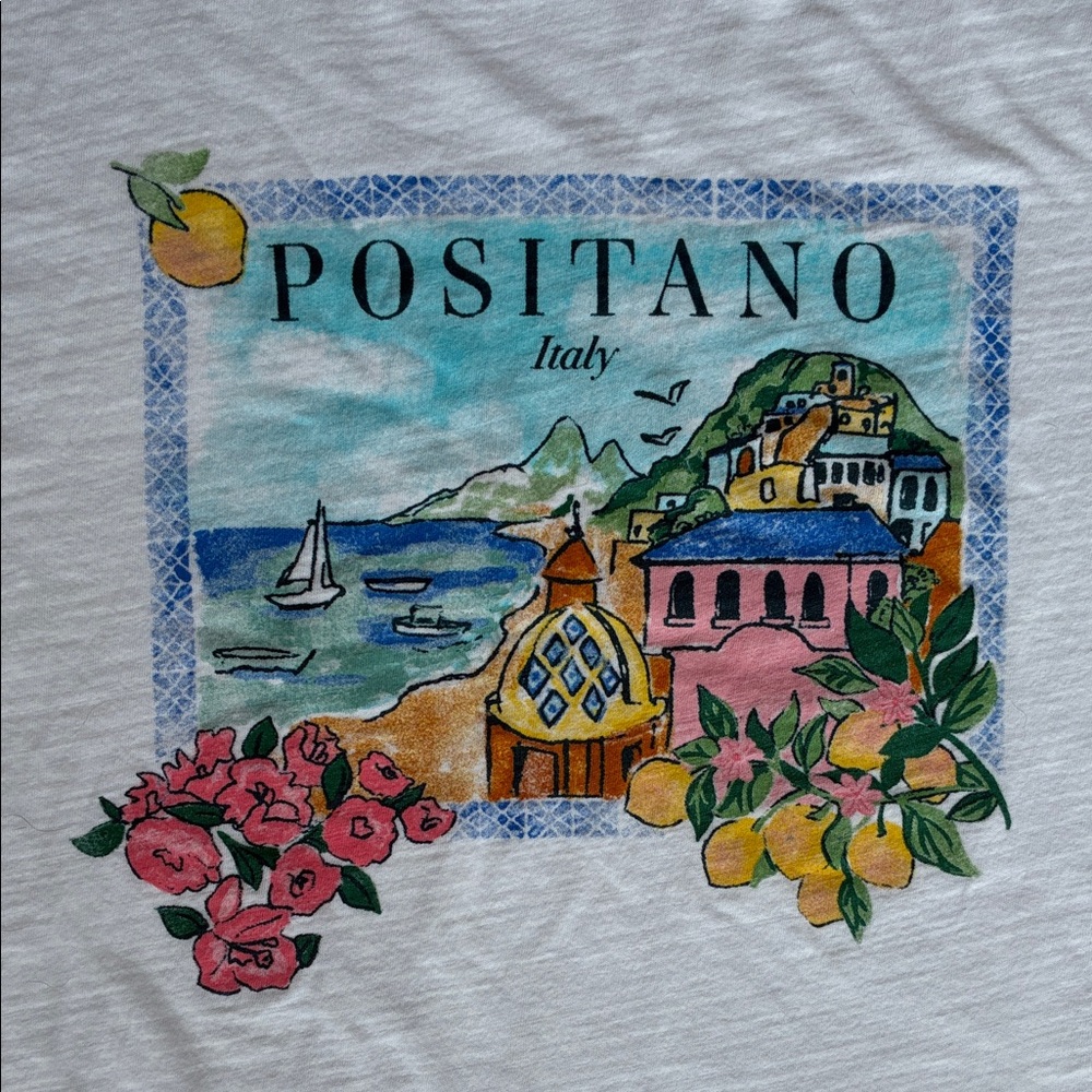 J. Crew Collector Tee Positano - Picture 2 of 3